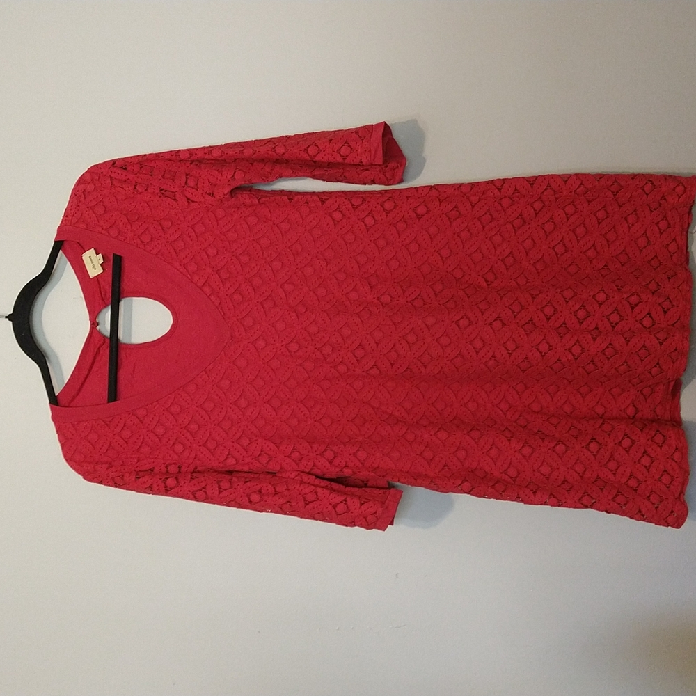 Light red dress